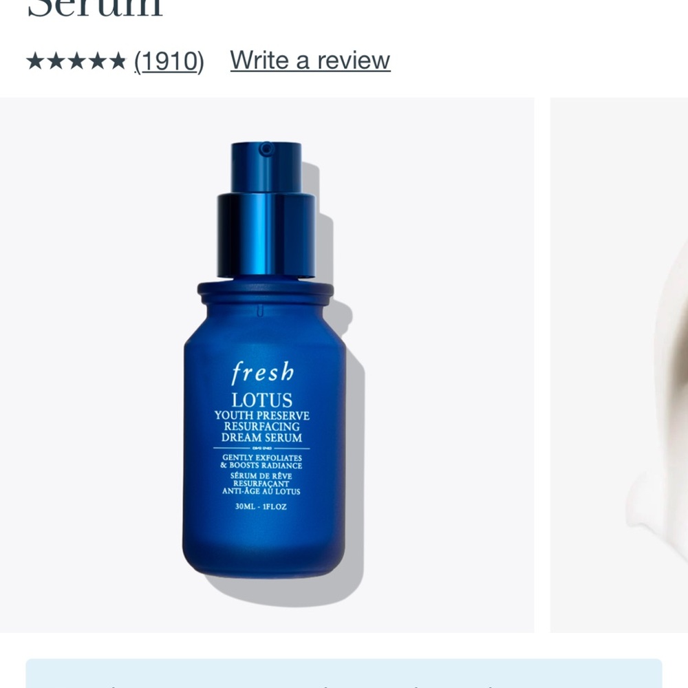 fresh Blue Serum & Face Oil
